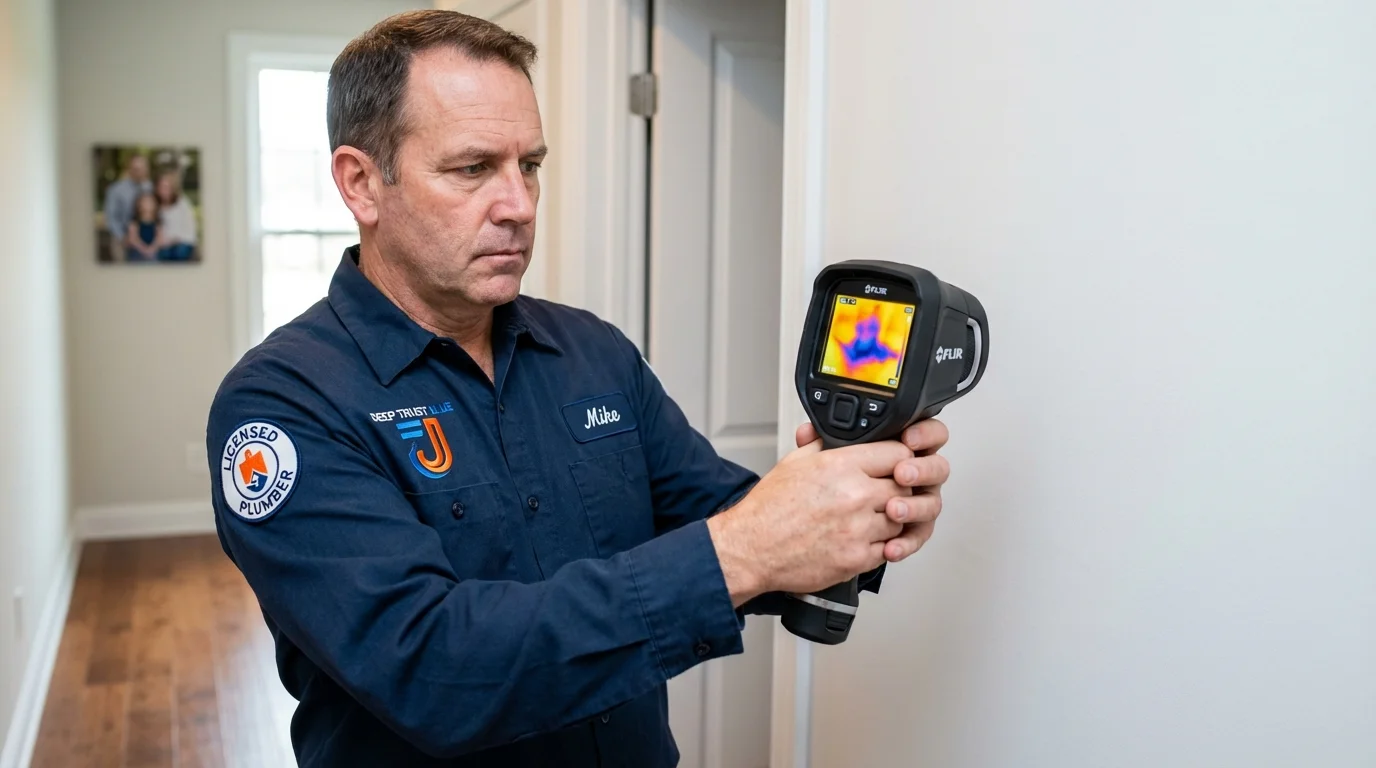 Thermal imaging leak detection by Johns Plumbing LLC in Georgetown